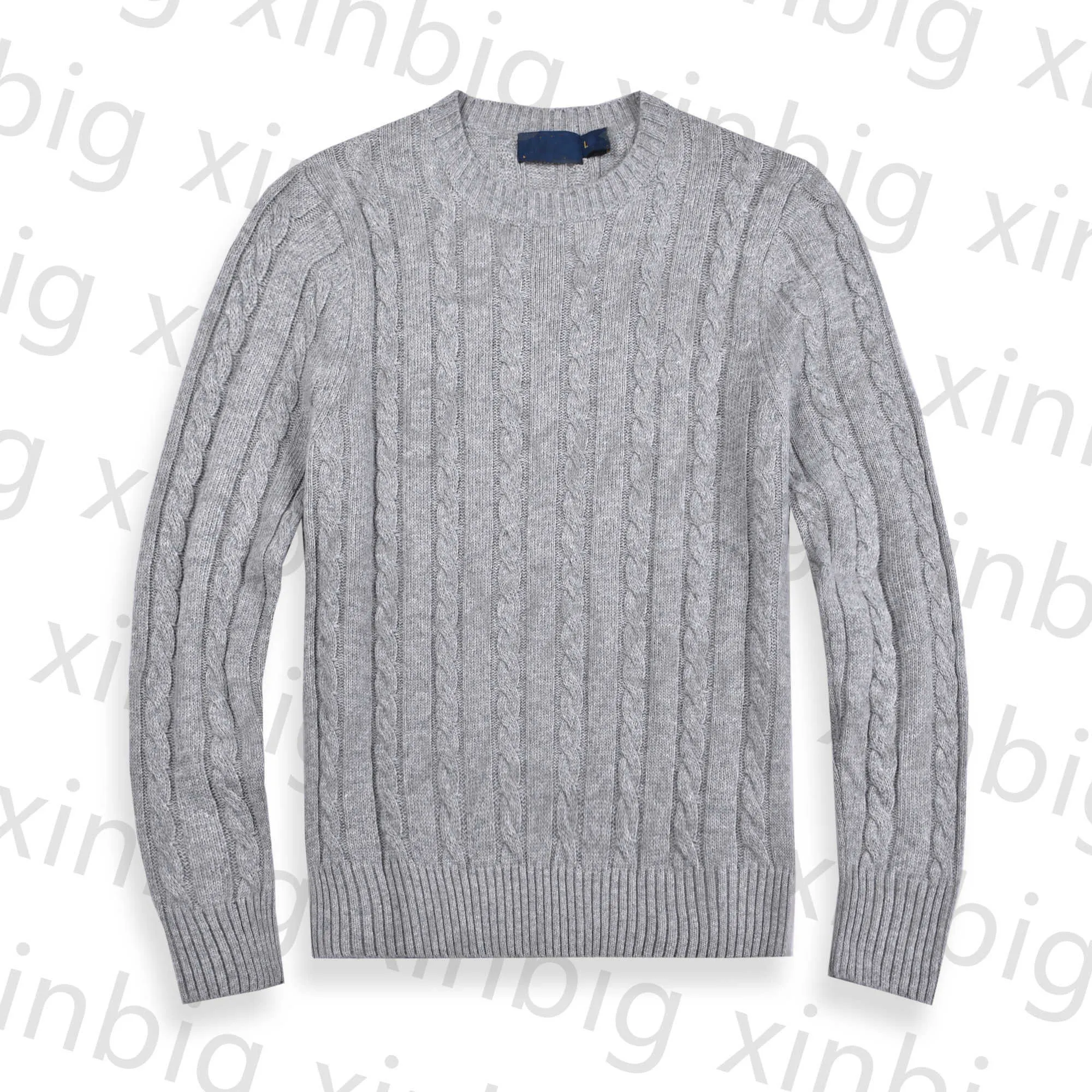 Nowy męski projektant Sweter Winter Wool Biełdak Kurtka Knitwear Bluar Solid Color Star Fashion Men Warm Casual