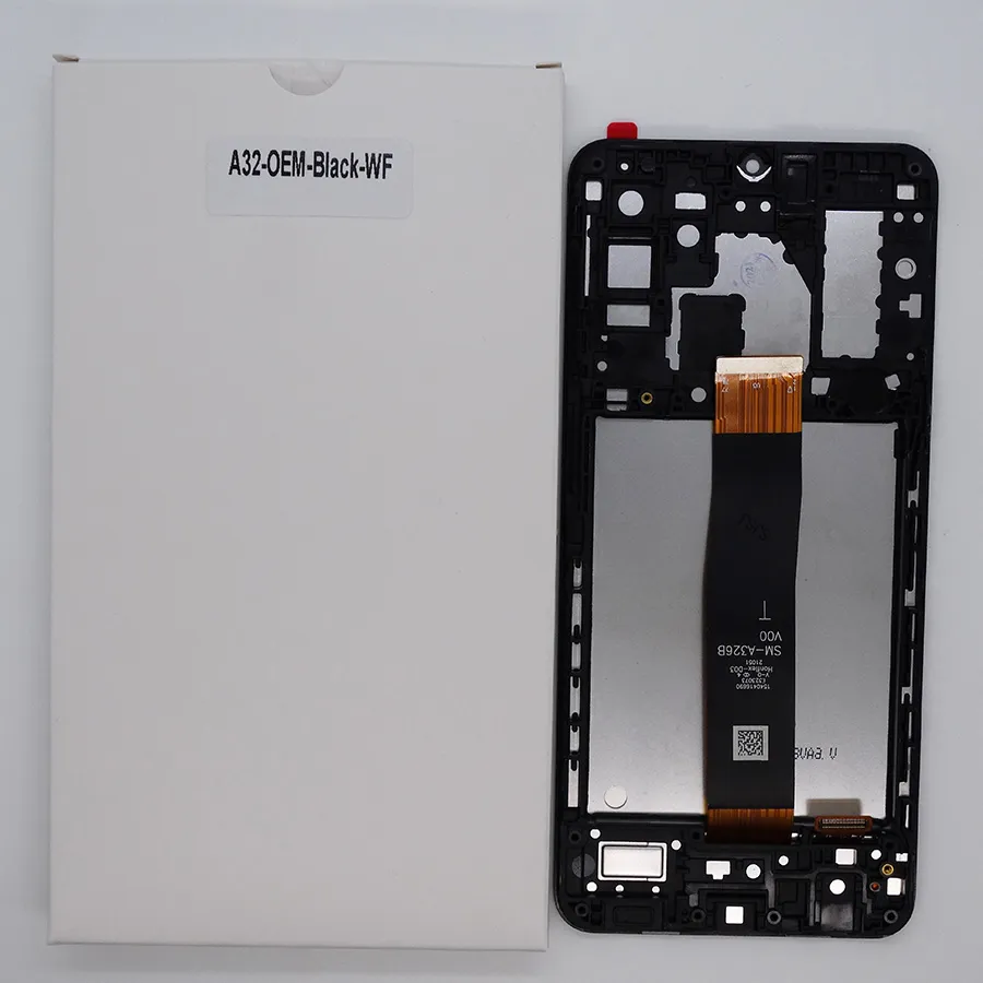 Para Samsung Galaxy A32 0.14 Oz Pantalla LCD Con Marco INCELL Para Samsung A325 A325F A325U A325M A325N A325F A325F/DS Pantalla Táctil Digitalizador Interno Asamblea De Reemplazo Con Kit De Reparación