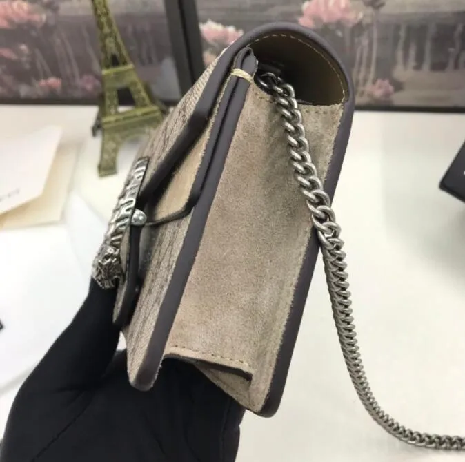 2021 mini moda donna in vera pelle borsa a tracolla lettera borse cambiare portafogli donna classica crossbody borse da sera con scatola 476432