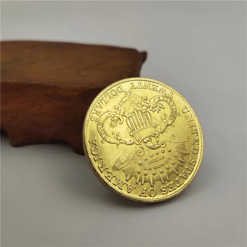 Rzemiosła Stany Zjednoczone w Ameryce 1893 Dwadzieścia dolarów pamiątkowe złote monety miedziane monety zbiórki 9846439