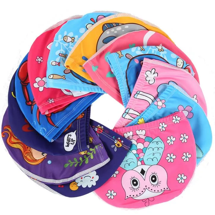 Enfants bonnet de bain garçons filles sirène piscine chapeau enfants enfant voitures animaux dessin animé nagé chapeaux enfant en bas âge bain chapeau