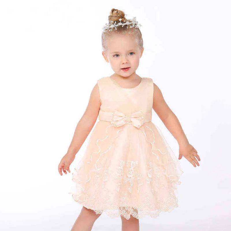 2021 blanc baptême enfant 2 1 an anniversaire robe pour bébé fille robes fête et mariage fille robe princesse robe 6 12 mois G1129