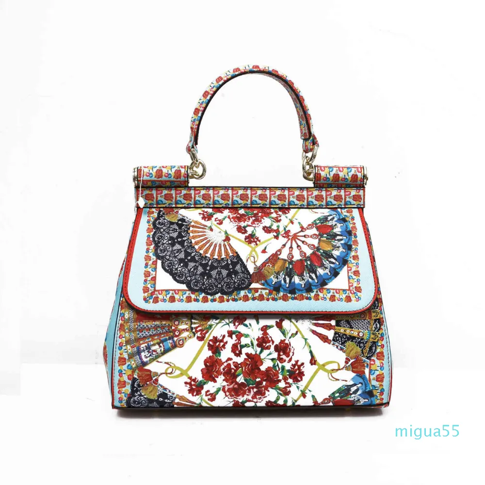 fashion printing handbag, lady's bag, European and American luxury women's bag Party fashion tote bag