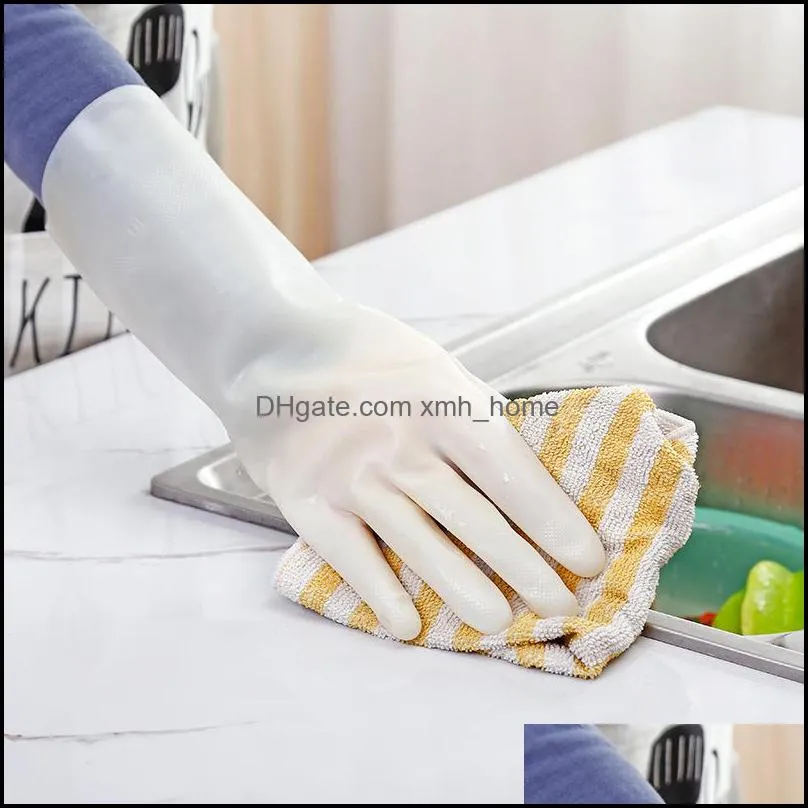 Latex Glove Puncture Protection Non Stick Mitts Wear Oil Tearing Resisting White Nitrile Gloves New Arrival 3 2ad L1