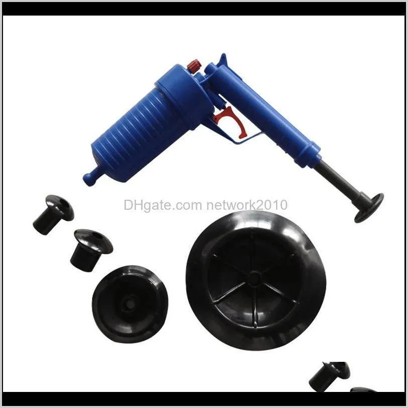 5pcs/set air pressure type toilet plunger high pressure air blaster pipeline cleaning sewer drain toilet water tank pipe dredge cleaner