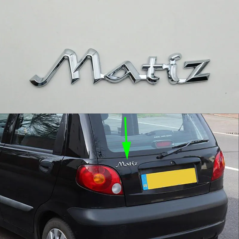 Для Daewoo Matiz эмблема автомобиля задняя задняя дверь багажник багажник значок логотип буквы наклейки
