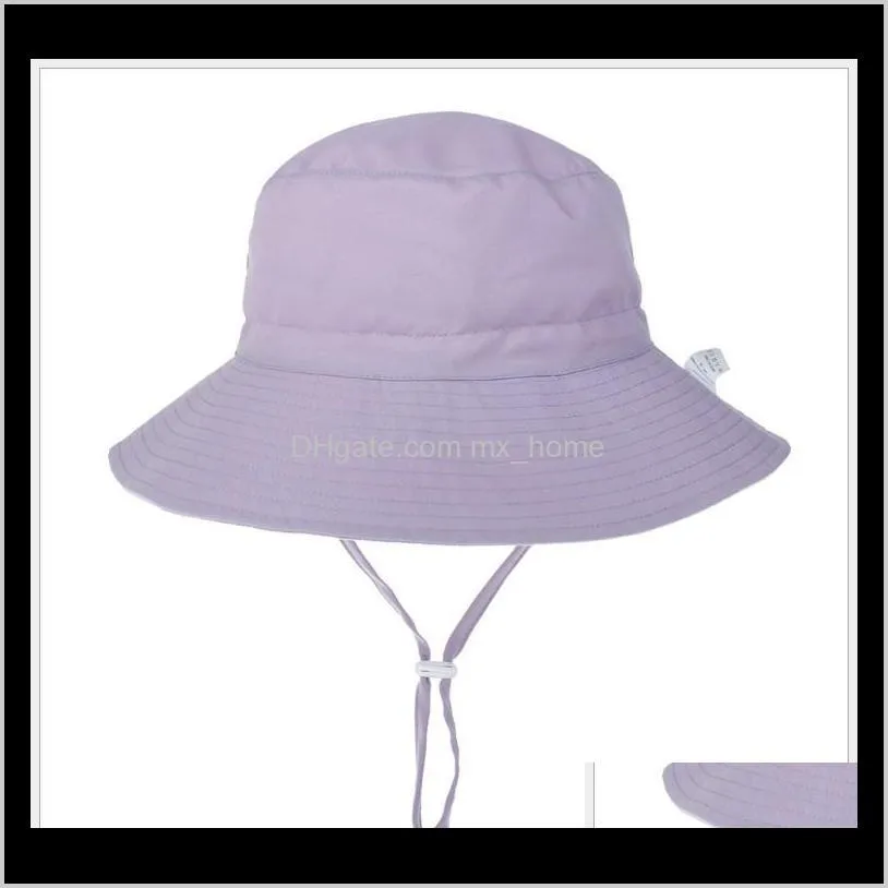 new arrival kids girls beach hats toddler baby sunhat kids breathable hat baby visor hats 8 colors girls caps 6months-8years