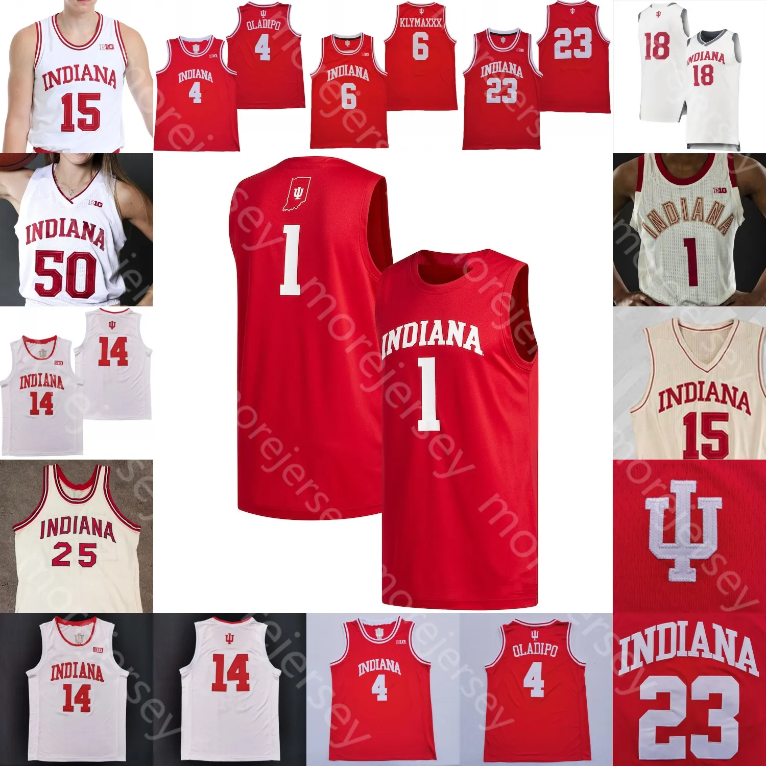 New Basketball Wears Indiana Hoosiers 농구 저지 NCAA College College Xavier Johnson Michael Durr Parker Stewart Thompson Anunoby Gor