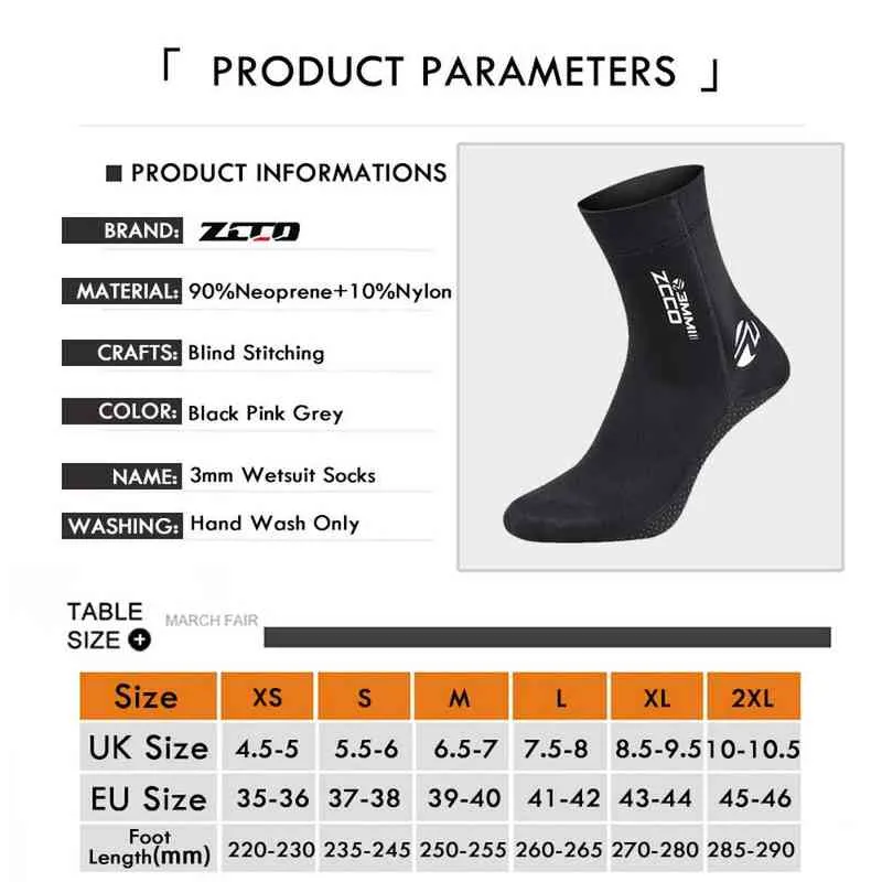 Generico Calzini da immersione, stivaletti | 2x bootie d'acqua in neoprene portatili - Scarpe a trampolino, attrezzatura da surf, calzature unisex per uomini donne