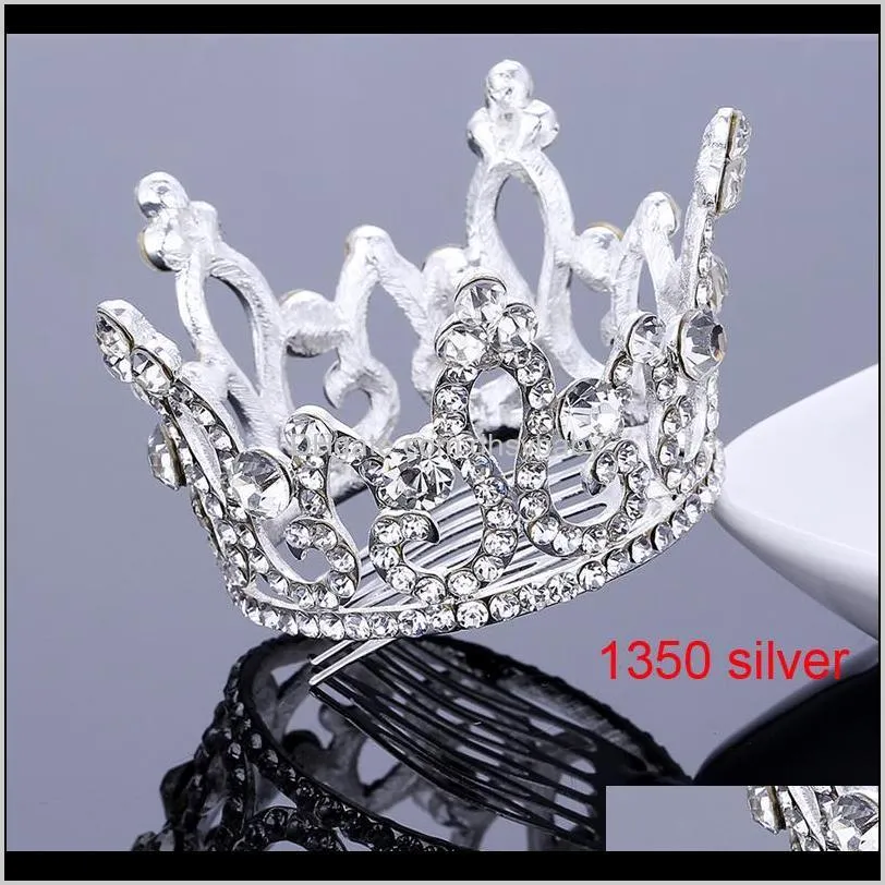 new arrival full circle crown hair comb tiara crystal rhinestone diadem tiaras and crowns flower girls hair jewelry prom pageant