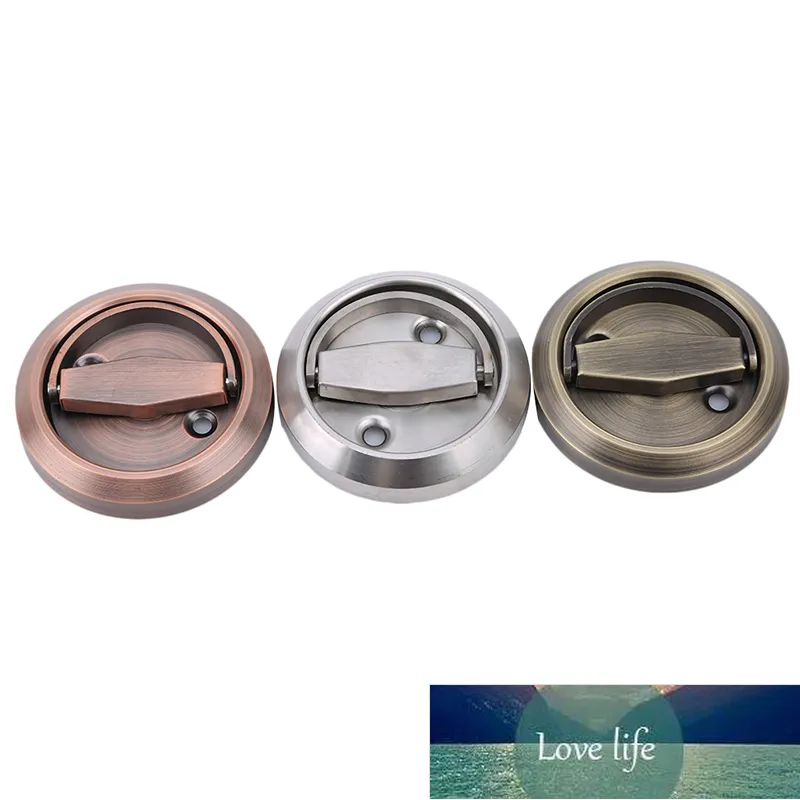 Stainless Steel Round Recessed Cupboard Pulls Concealed Door Drawer Furniture Handles Hidden Cabinet Knobs And Handles