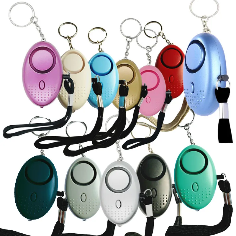 130 db Safe Sound Personal Alarm Keychain with LED Lights Home Self Defense Electronic Device for Women Girls