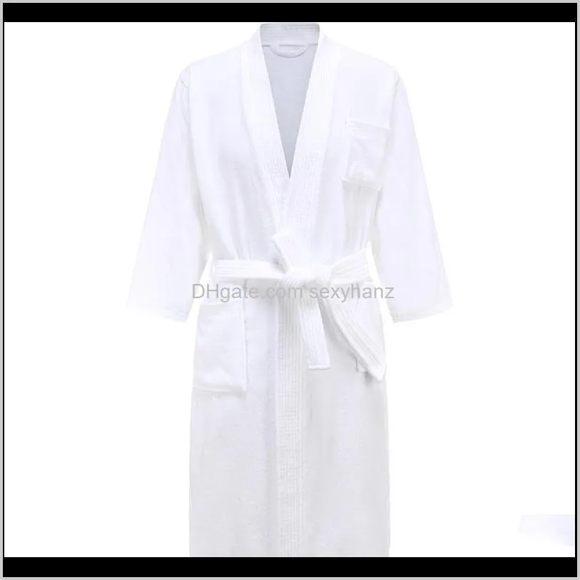 100% cotton women plus size sweat terry bath robe femme long winter warm towel bathrobe bride dressing gown men hotel sleepwear1