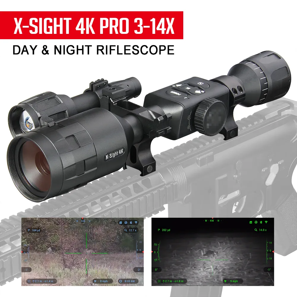 Eagleeye HD 3-12X jour nuit Vision nocturne numérique monoculaire 460M gamme chasse NVG avec portée vidéo d'enregistrement pour CL27-0024