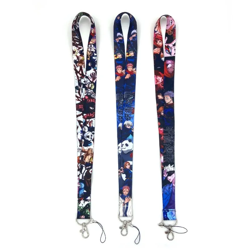 2021 New Hot boy love Japan Anime Lanyard ID Badge Holder Keys Mobile Phone Neck ID Holders for Car Key ID Card Mobile Phone