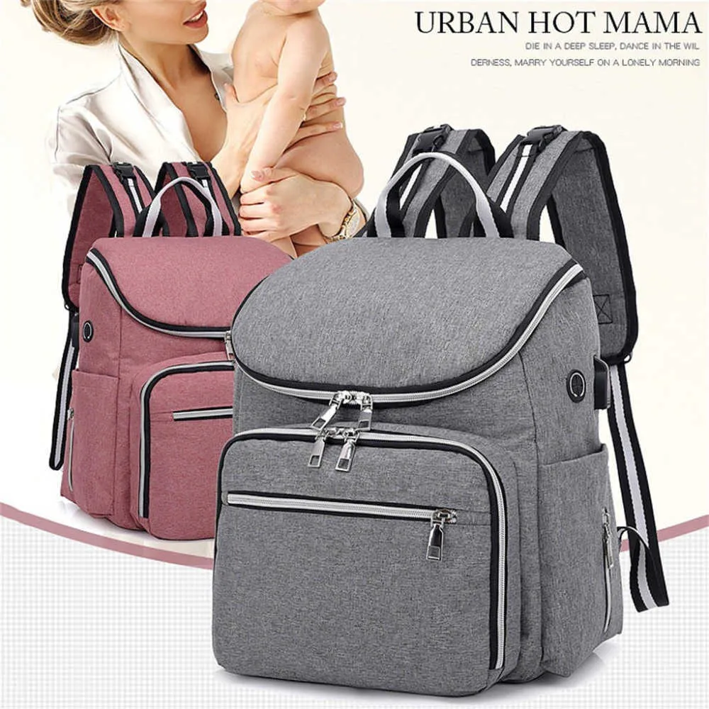 Multi-Function Large Mummy Baby Diaper Nappy Rucksack Hospital Maternity Bag #4O03 (11)