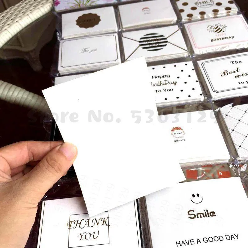 セール 激安 グリーティングカード1折りたたみカード 穴 シンプルなビジネスメッセージ ありがとうカード 休日 ネット販売済み Www Care7 Org