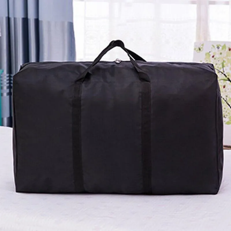 Extra Large Waterproof Moving Luggage Bags Reusable Tool Laundry Packing Non-woven Fabric Storage Shopping Home Bag Cubes S9Q3