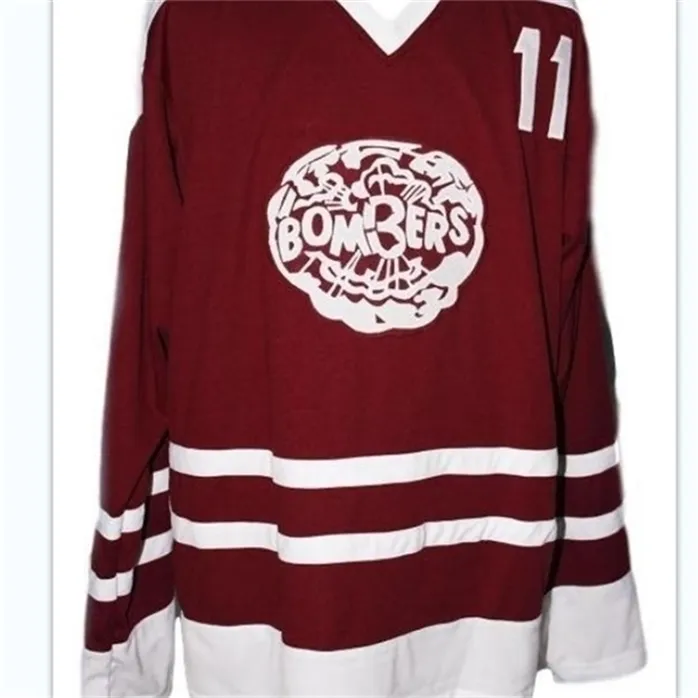 0098Rare hockey jersey män ungdom kvinnor vintage skräddarsy Bobby Clarke # 11 Flin Flon Bombers storlek S-5XL Anpassat något namn eller nummer