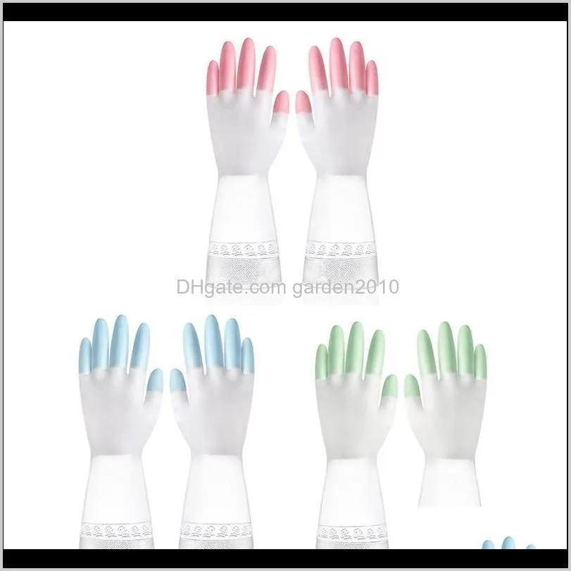 kitchen pvc dish washing gloves household dish washing gloves for clothes cleaning for dishes1