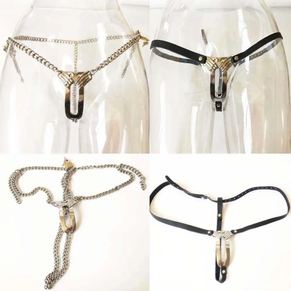 Female Metal Stainless Steel Invisible Chastity Belt Chastity Pants Device BDSM Bondage Fetish Restraint Device Sex For Woman. P0827