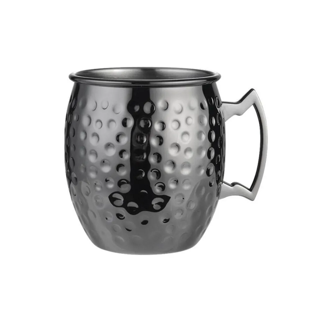 50 pcs Moscou Mule Tasse 530 ml DHL/FedEx En Acier Inoxydable KTV Tasses Martelé Cuivre Plaqué Bière Tasse Tasses À Café Bar Drinkware Tasses 18 oz Pour Cocktail Avec Boîte D'emballage Au Détail