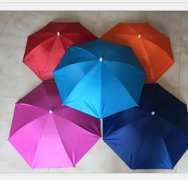 2021 패션 뜨거운 유용한 우산 모자 태양 그늘 캠핑 낚시 하이킹 축제 야외 brolly