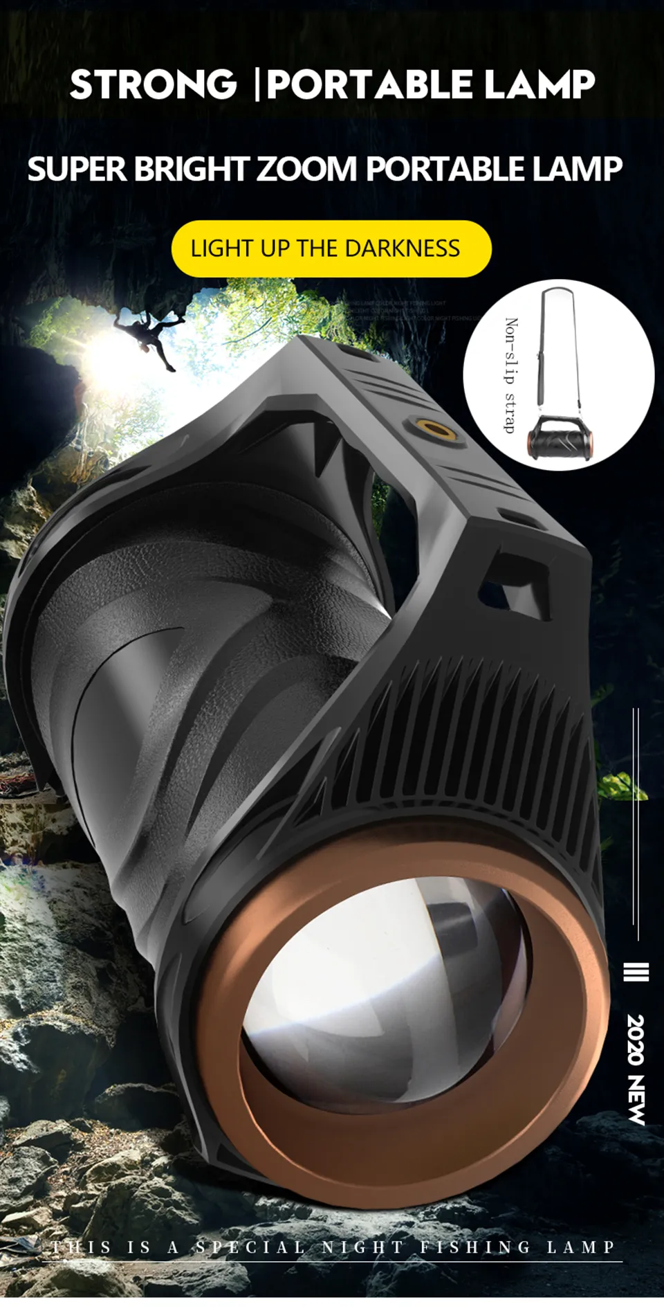 XHP90.2 9 Kern Superhelle LED Wiederaufladbarer Zoom Doppelkopf  Suchscheinwerfer Handtaschenlampe Arbeitsscheinwerfer Spotlight Floodling  60W Von 24,9 €