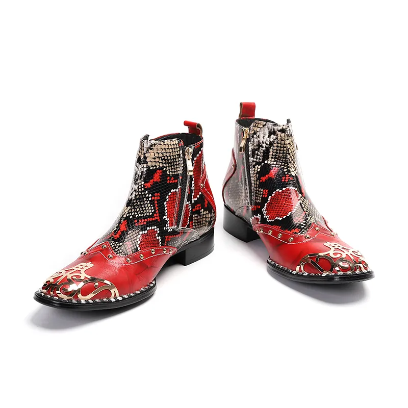Bota masculina hot sale snake