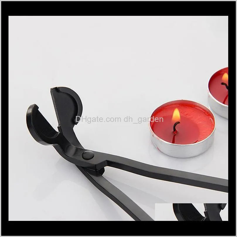 new stainless steel aromatherapy candles scissors hook clipper 18*6cm stainless steel candle wick trimmer oil lamp trim scissor dh0289