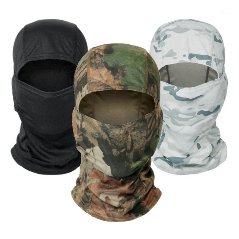 MultiCAM Militaire Bivakmut Print Volledige Gezicht Schild Jacht Vissen Camping Fietsen Helm Liner Cap Taktische Camouflagesjaal Велоспорт