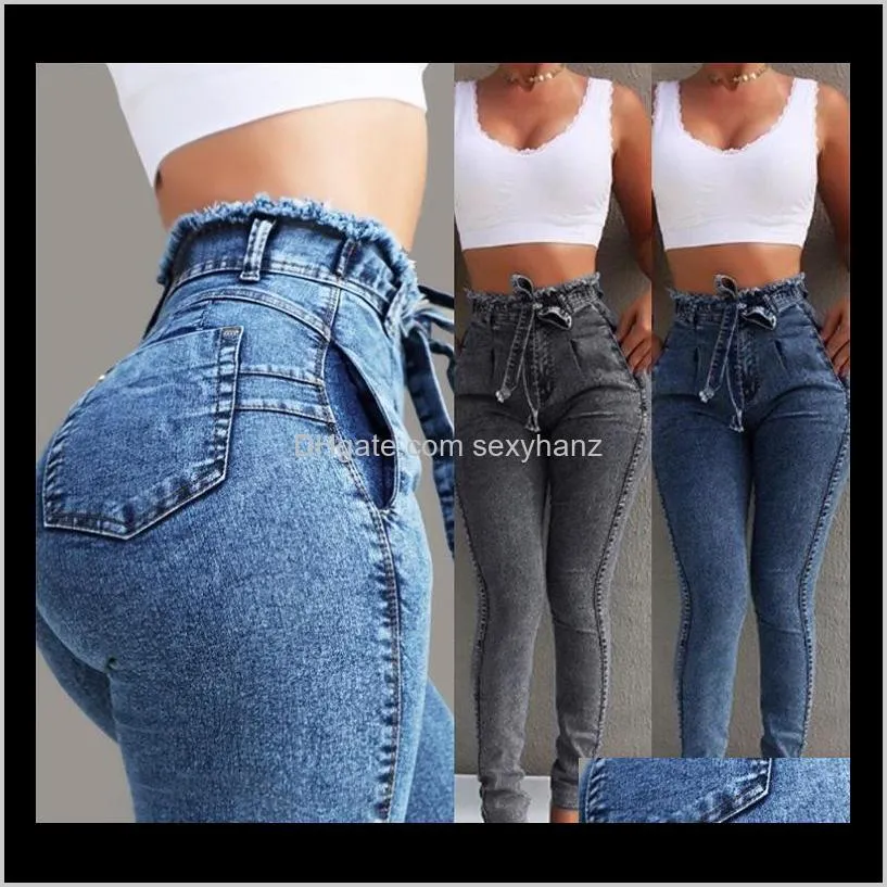 high waist jeans woman plus size sexy women streetwear denim jeans pencil pants vaqueros mujer de cintura alta tallas grandes