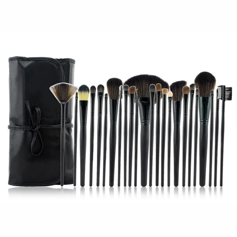 24pcs / set Professionele make-upborstels 3 kleuren make-up borstel sets make-ups gereedschap