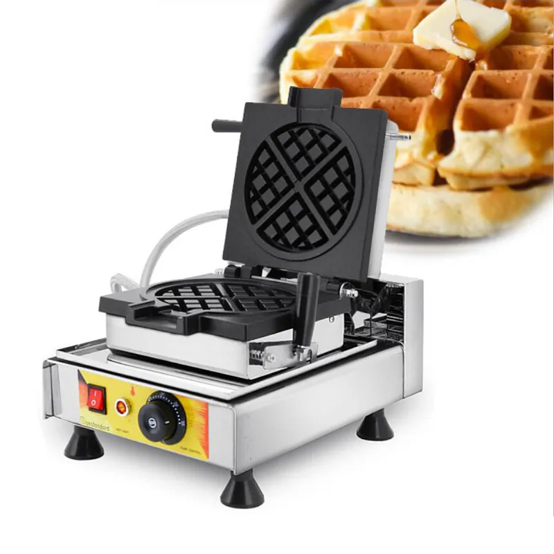 Alimento processamento comercial elétrico redondo quadrado waffle maker padeker taiyaki máquina