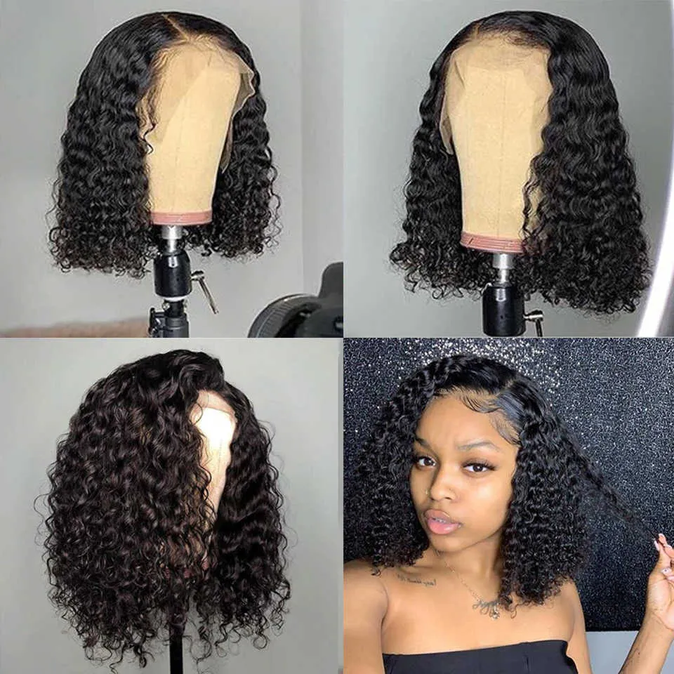 Deep Wave Closure Wig Brazilian Bob: Glueless Deep... From Heijue04 ...