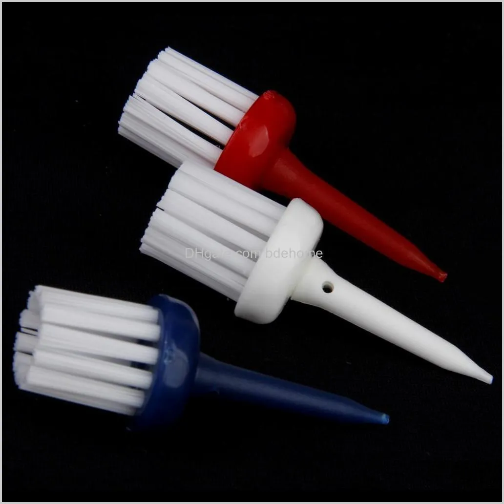 2 packs of 3 golf tees brush driver training golfer tool accessory random