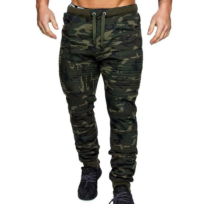 Heren jeans Camouflage Streetwear Broek Mannen Sport Leggings Fitness Harem Broek Slim Fit Sweatpants Elastische Taille Joggers