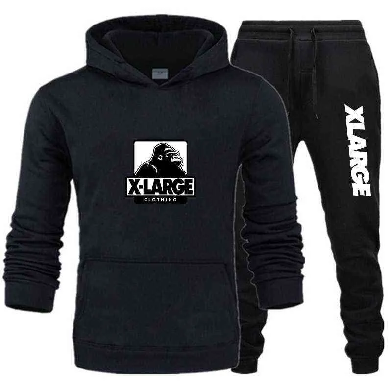 Herrendesigner Hoodie Xlarge Printed Hoodies Set Sweatshirts Männer Design Streetwear Solid Color Pullover Tops Mann Spoort -Anzug und Jogging Pant 735