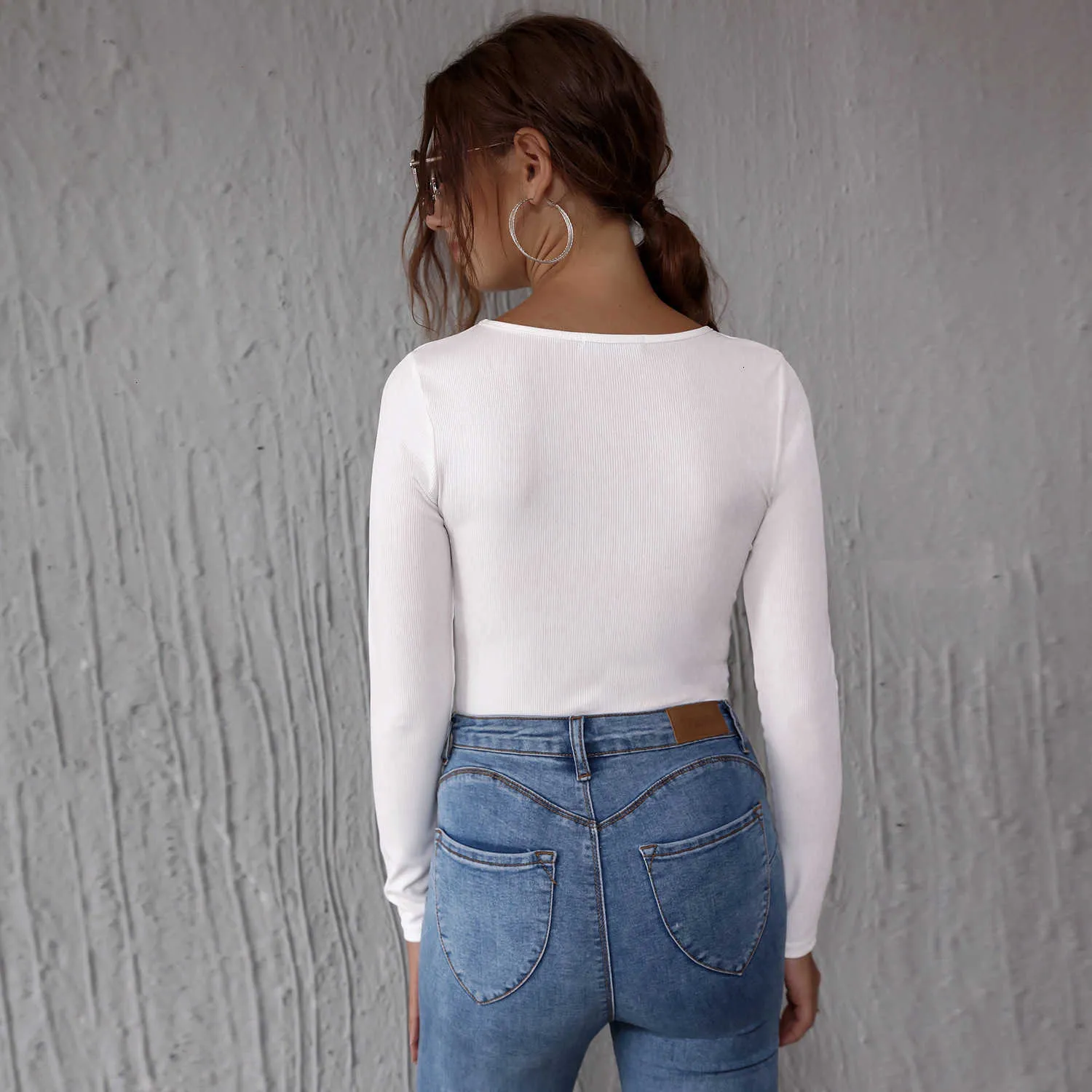 Mini Tops t Shirt Neck Fall Fashion 