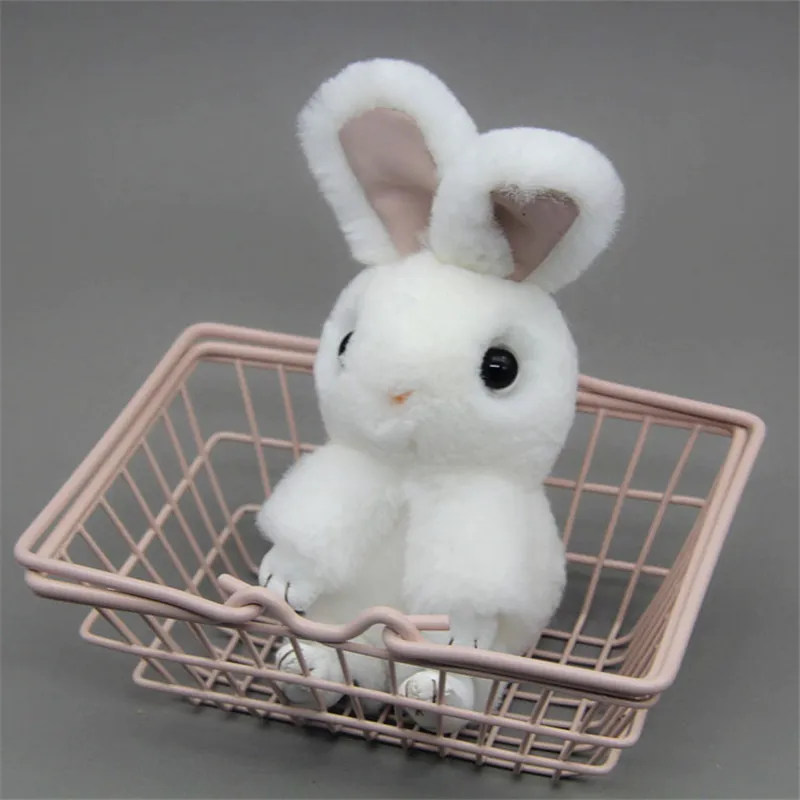 Bont Mode POM Bunny Toy Rabbit Sleutelhanger 15 cm Tote Car Charm Hanger