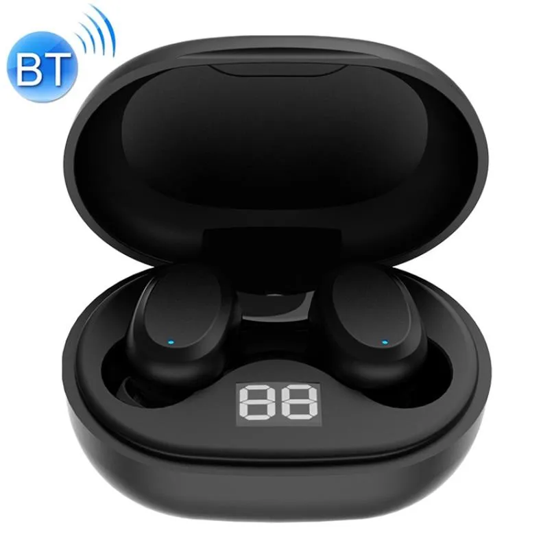 AT-X80J Smart Ohrhörer Anruf Rauschunterdrückung Bluetooth-Headset mit Ladebox unterstützt Berührungsoperation Automatische VerbindungA56