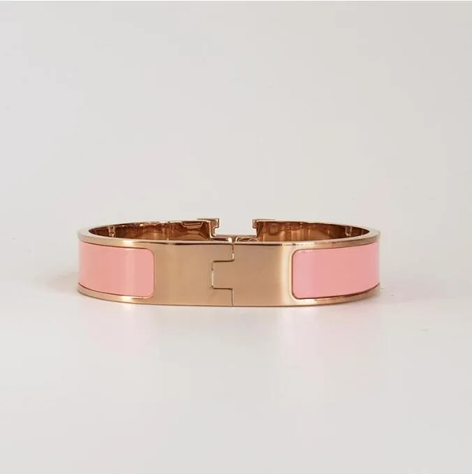 Edelstahl-Armband mit roségoldener Schnalle, Modeschmuck-Armband für Männer und Frauen