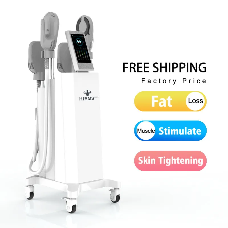 Upgraded 4 Handles 7 Tesla HIEMS + HIEMT beauty machine ems machine high-intensity non-invasive Fat Burner muscle stimulation Weight Loss Body Sculpt Machines