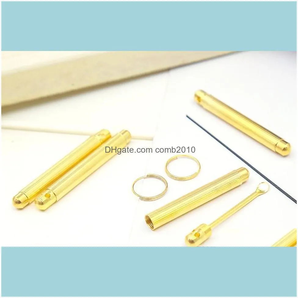 Gold Metal Spoon Key Ring Shovel Wax Scoop Hookah Shisha DIY Herb Smoking Pipe Accessories Snuff Accessories Multiple Uses Keychain