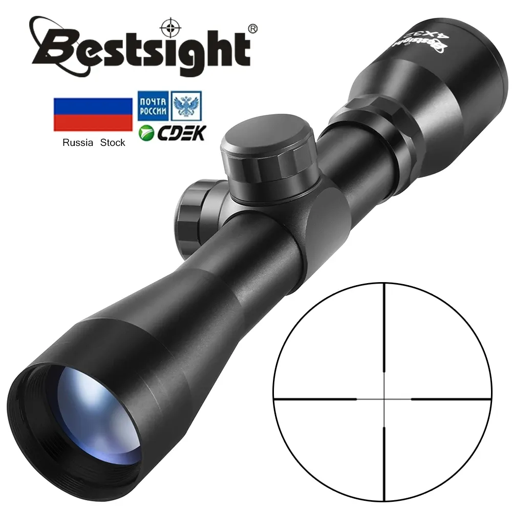 Bestsight 4x32 Rifle Scope Riflescope Airsoft Hunting Scopes Sniper Optical Sight Luneta Para Hunt Telescope