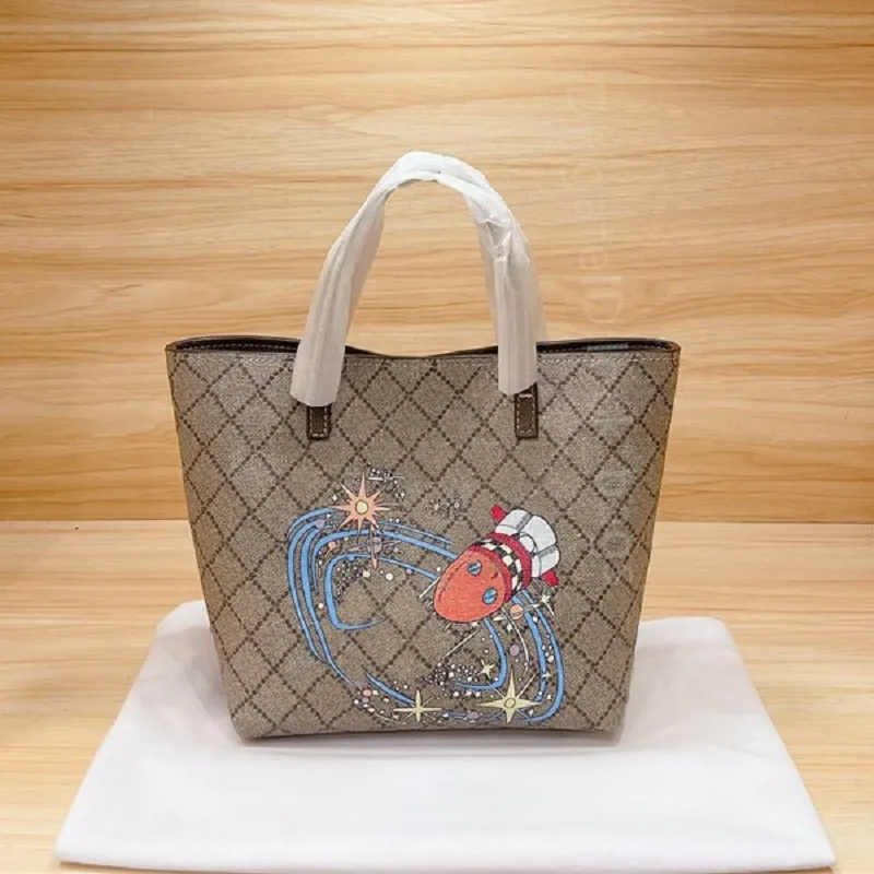 Lady Fashion Graffiti Bags Classic Women G Duck Totes Handväska axelväska handväskor damer plånbok shopping-totes