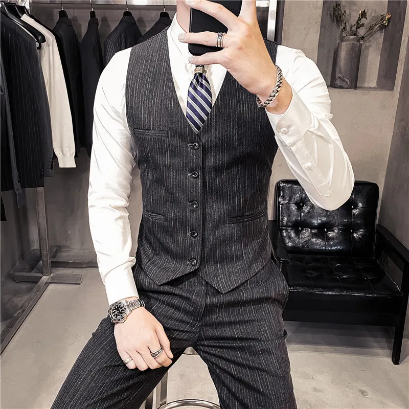Retro Striped Slim Fit Mens Seersucker Suit Vest For Casual, Formal,  Business, Wedding, And Parties Vintage Style Waistcoat For Men Gilet Homme  210524 From Lu006, $28.77