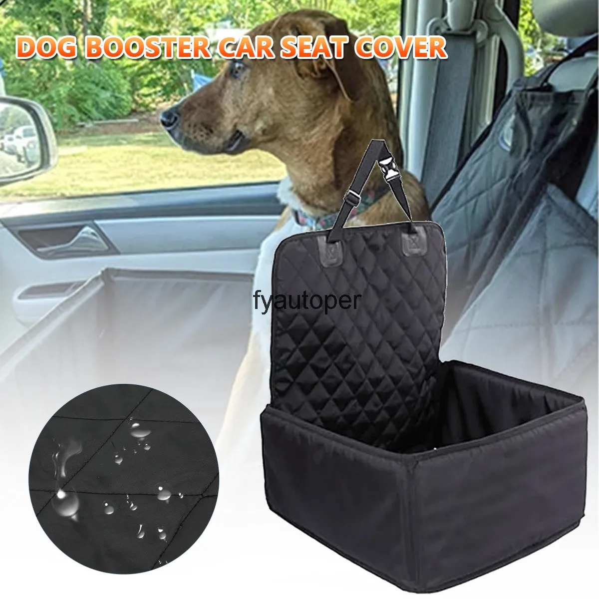 Hond Auto Seat Cover 2 in 1 Waterdichte Puppy Mand Anti-Silp Pet Rier Cat Booster Outdoor Reizen