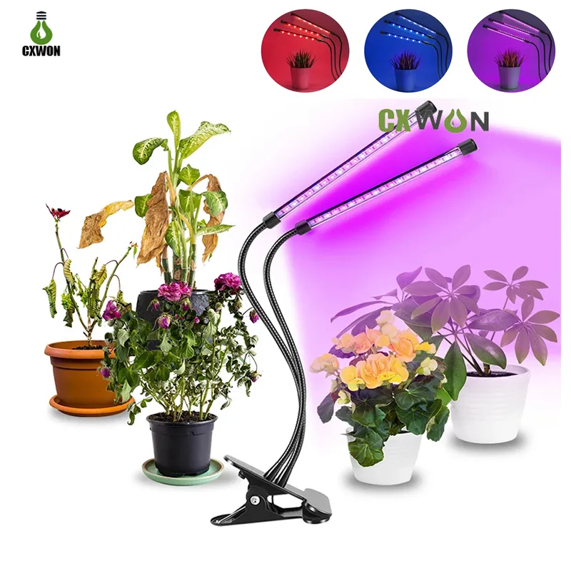 36W LED crescer luz 5V USB Phyto lâmpada de plantas de espectro completo com controle para plântulas flor flor phytotope