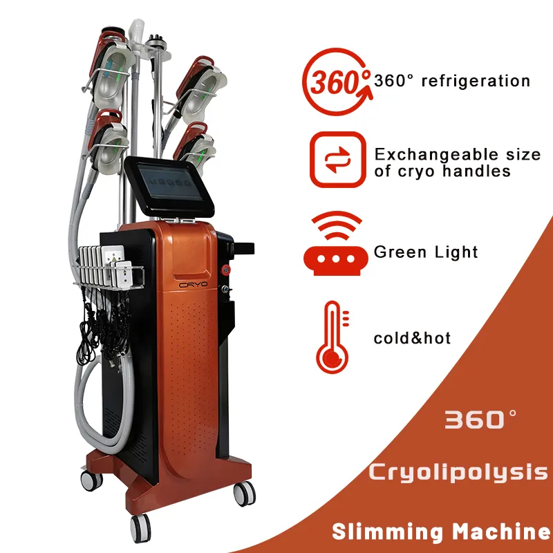 Professionele Cryo Vacuüm Therapie Body Shaping Machine Fat Freezing Cellulitis Removal RF Skin Tighting